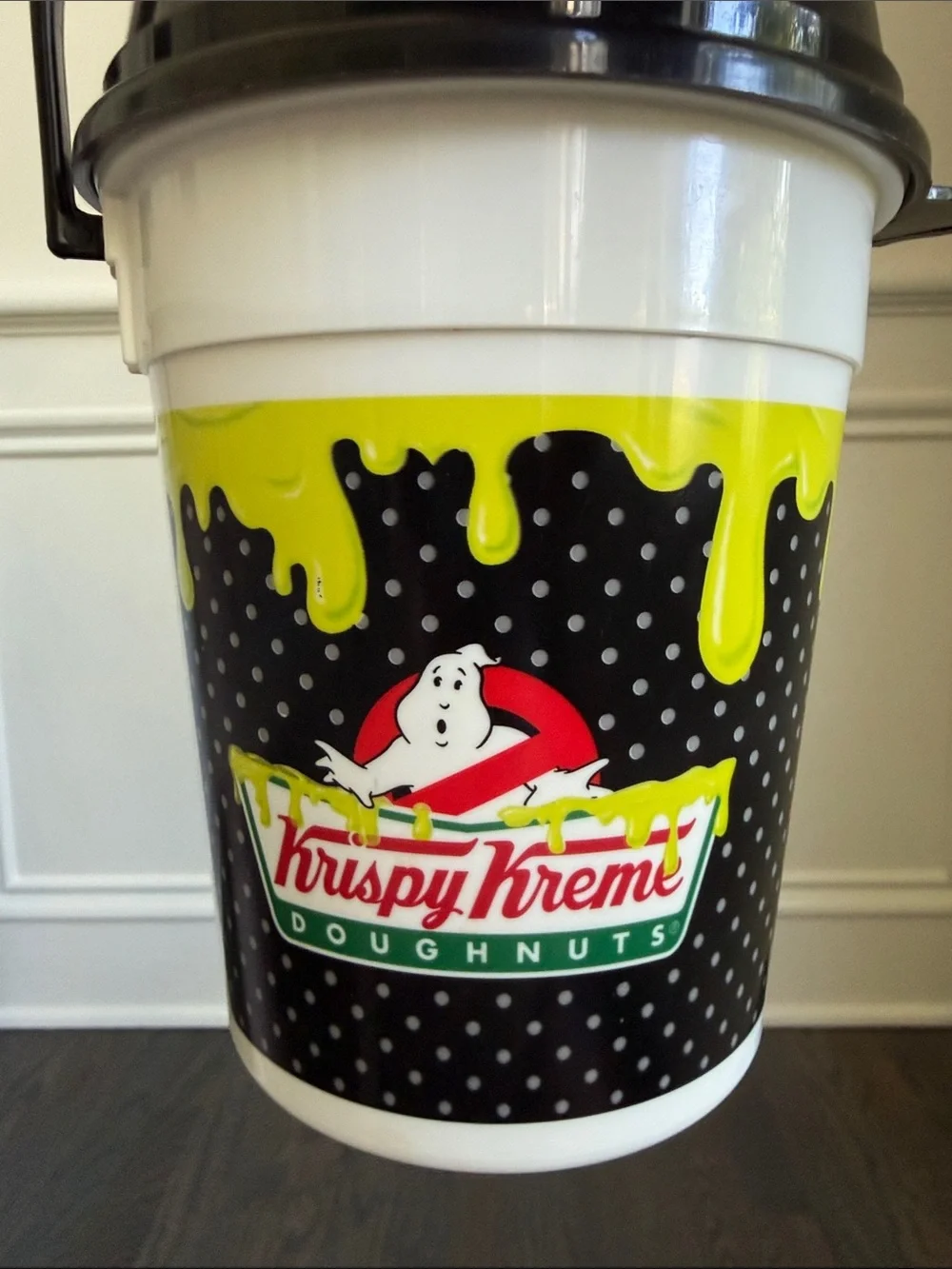 Krispy Kreme Ghostbusters 30th Anniversary Bucket Promotional Slimer Collectible
